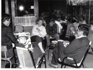 072 terras tijdens opening kantine 1967